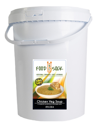 25L Bucket – Chicken and Veg Soup
